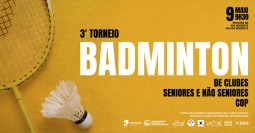 3.º Torneio de Badminton de Clube 2026