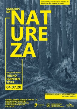 SÁBADOS DA NATUREZA – PERCURSOS PEDESTRES - TRILHO QUINTENTISTA 