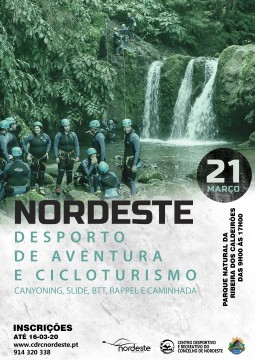 Desporto Aventura Nordeste – Canyoning, Slide, BTT, Rappel e Cam