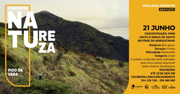 Sábados da Natureza - Percurso Pedestre - Trilho Pico da Vara.