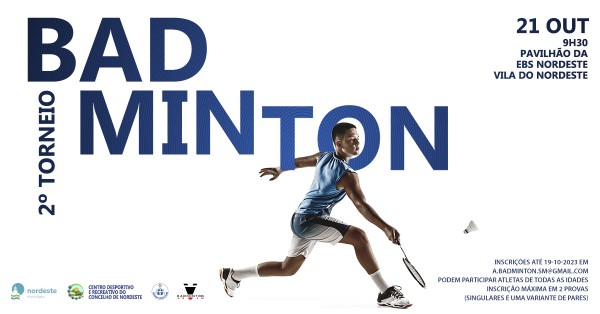 2.º Torneio de Badminton de Clube.