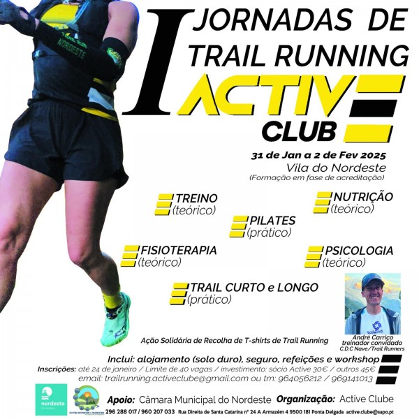 I Jornadas de Trail Running Active Clube e CDRC Nordeste 