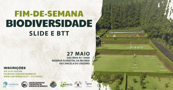 FIM DE SEMANA - BIODIVERSIDADE - SLIDE E BTT - 27 DE MAIO