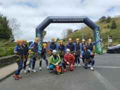  DESPORTO AVENTURA NORDESTE – CANYONING, SLIDE, RAPPEL E BTT COM CERCA DE 70 PARTICIPANTES DINAMIZAM O CONCELHO DO NORDESTE