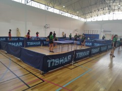 1.º TORNEIO DE TÉNIS DE MESA COM A PARTICIPAÇÃO DE CERCA DE 35 ATLETAS