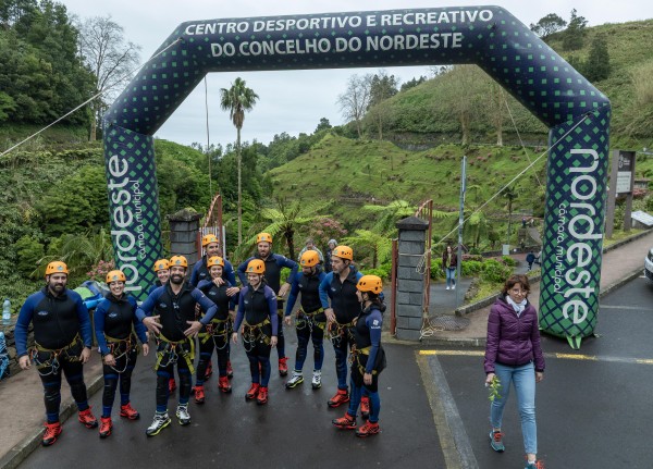  DESPORTO AVENTURA NORDESTE – CANYONING, SLIDE, RAPPEL E BTT COM CERCA DE 80 PARTICIPANTES DINAMIZAM O CONCELHO DO NORDESTE