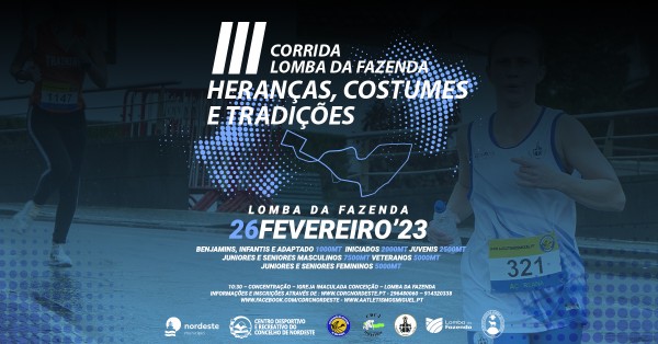 III CORRIDA DE ATLETISMO LOMBA DA FAZENDA “HERANÇAS, COSTUMES E TRADIÇÕES” 