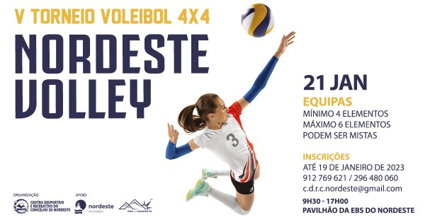 V TORNEIO DE VOLEIBOL 4X4 – NORDESTE VOLLEY COM 10 EQUIPAS E MAIS DE 50 PARTICIPANTES