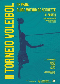 II Torneio de Voleibol de Praia 4x4 Grupos Motard´s
